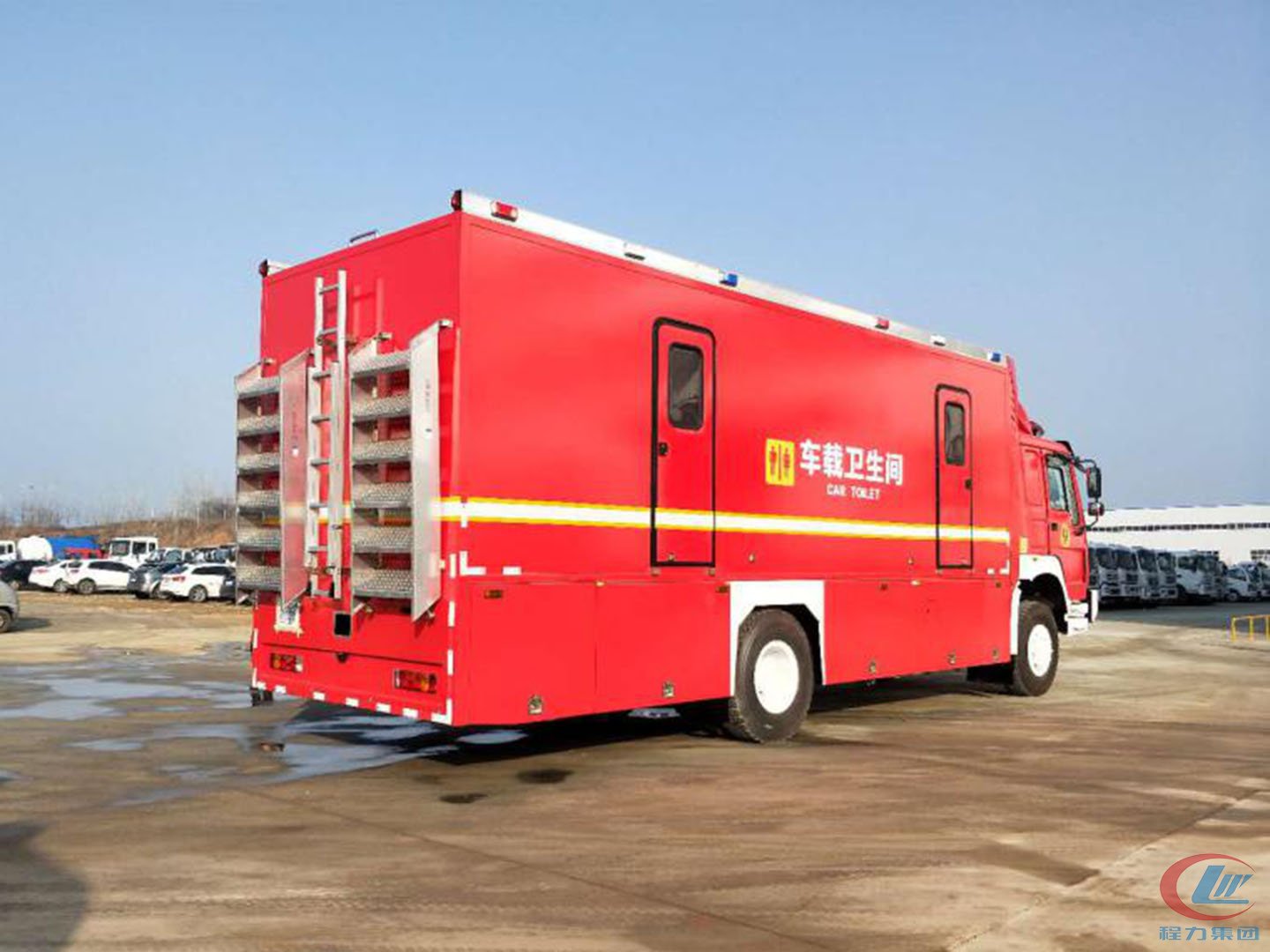 东风天锦4*2厕所车后面图片