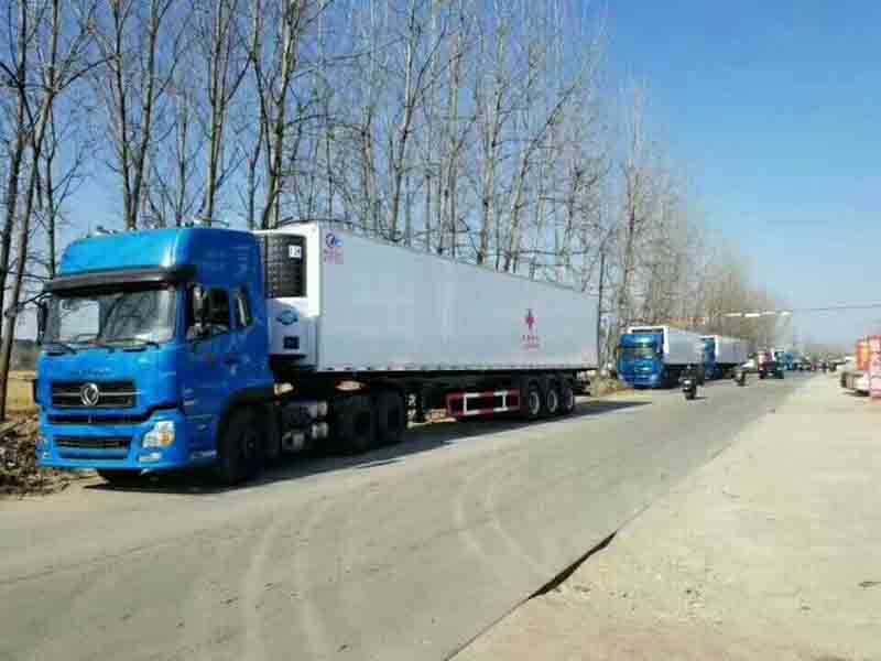 尊龙凯时苏丹半挂冷藏车项目