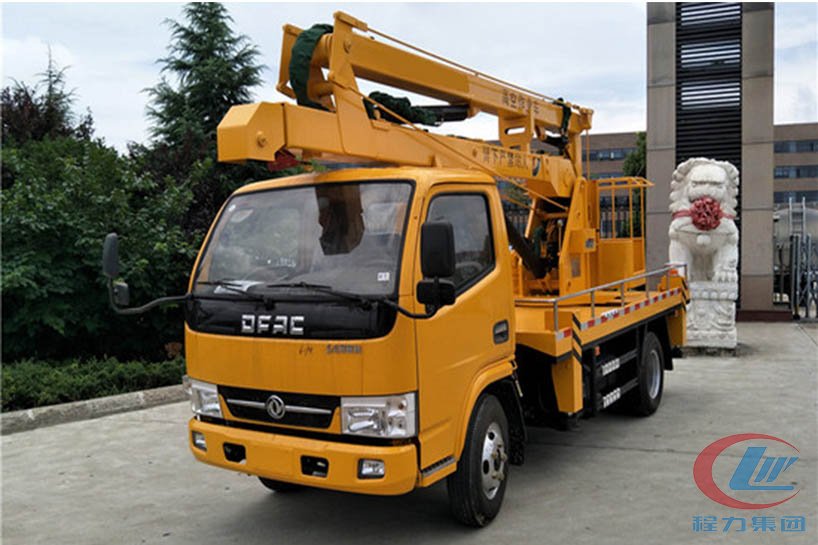 尊龙凯时东风12米蓝牌高空作业车高清图