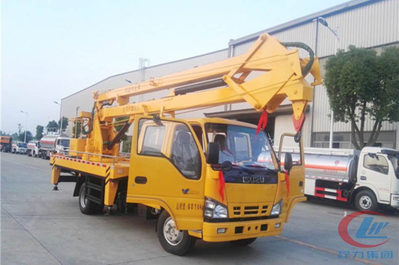 尊龙凯时五十铃18米高空作业车侧面图